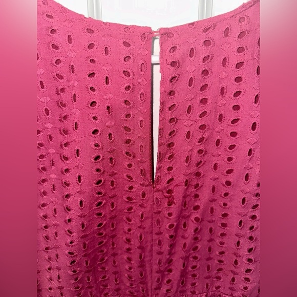 Maroon Ruffle Sleeve Romper - Picture 5 of 5